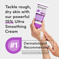 AmLactin Ultra exfoliación suave que renueva la piel sin frotar vigorosamente.