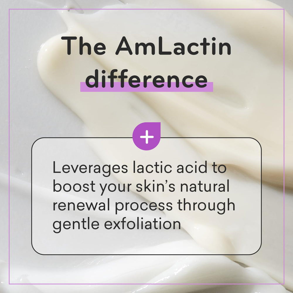 AmLactin Ultra libre de fragancia cuida piel sensible durante el uso.