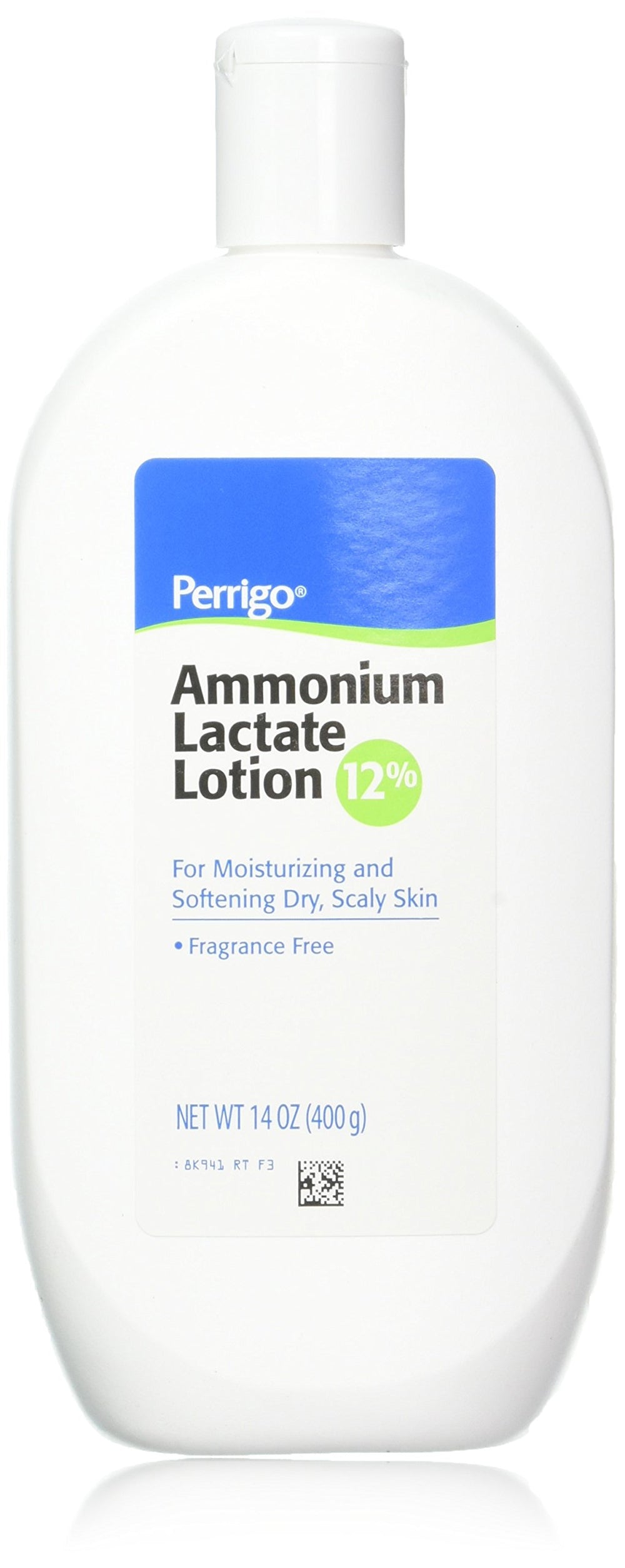 Loción Ammonium Lactate 12% en botella con tapa abatible para uso diario.