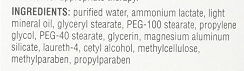 Loción Ammonium Lactate 12% para piel áspera, mejora la comodidad diaria.