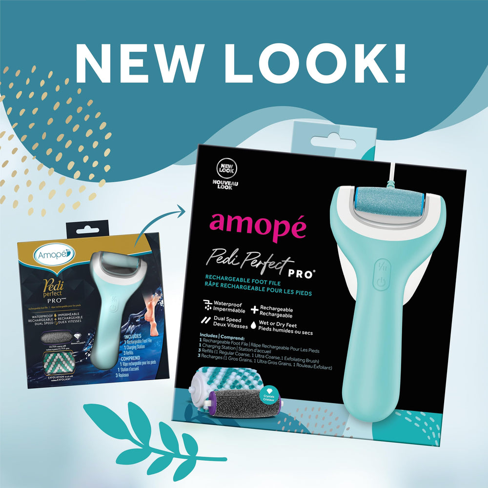 Amope Pedi Perfect Pro waterproof foot file for wet or dry use