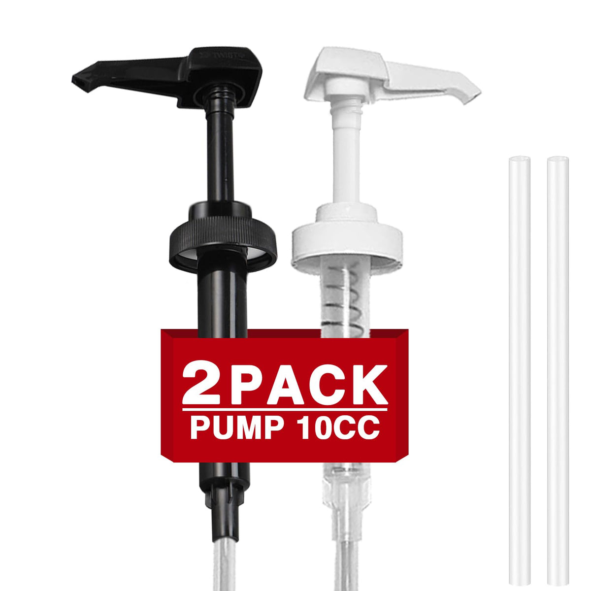 AMORIX two-pack gallon pumps for jugs with durable construction for repeated use.
