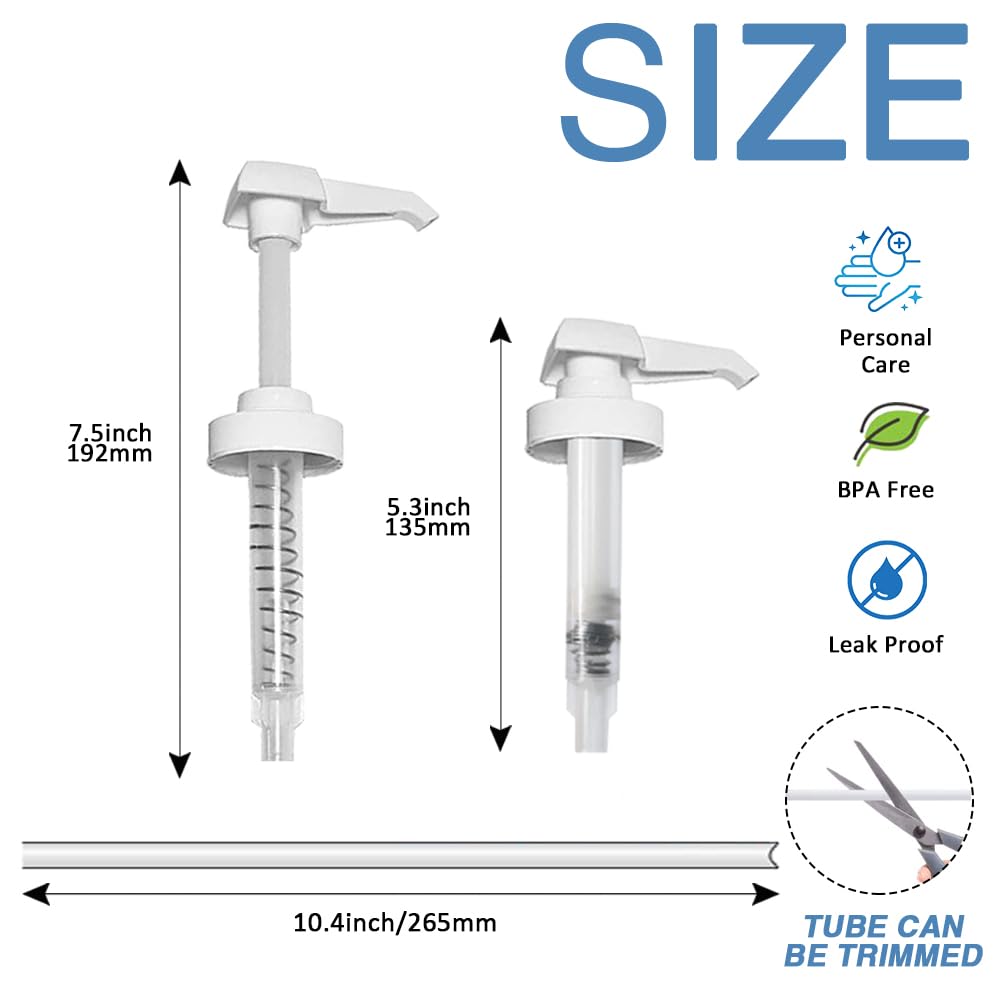 AMORIX universal-application pump fits sanitizer, shampoo, lotion reliably.
