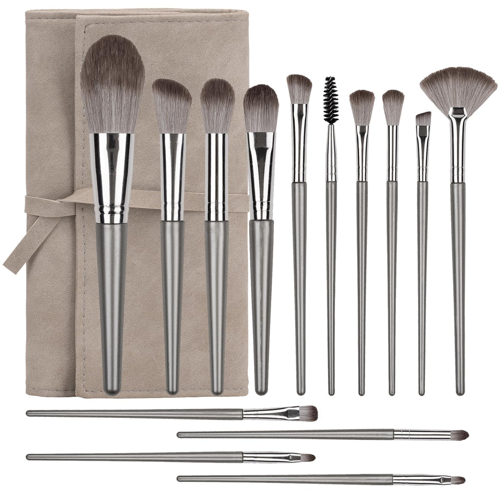 Amrules makeup brush set full kit for versatile eye and face application on the go