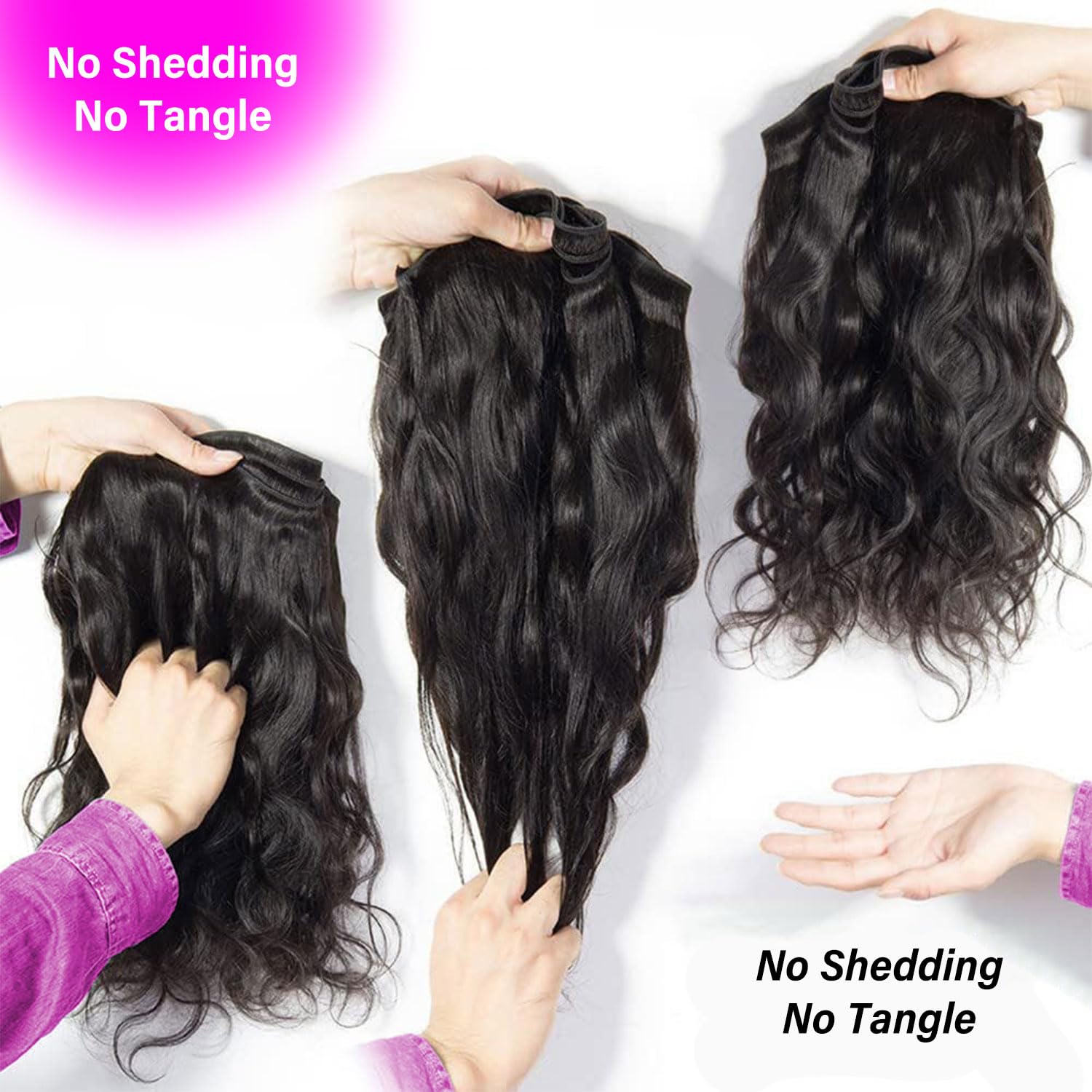Amskdum bundles are dye and bleach friendly for customization.