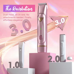 AMSOUP Dermave Bikini Shaver ergonomic grip allows easy one-handed shaving.