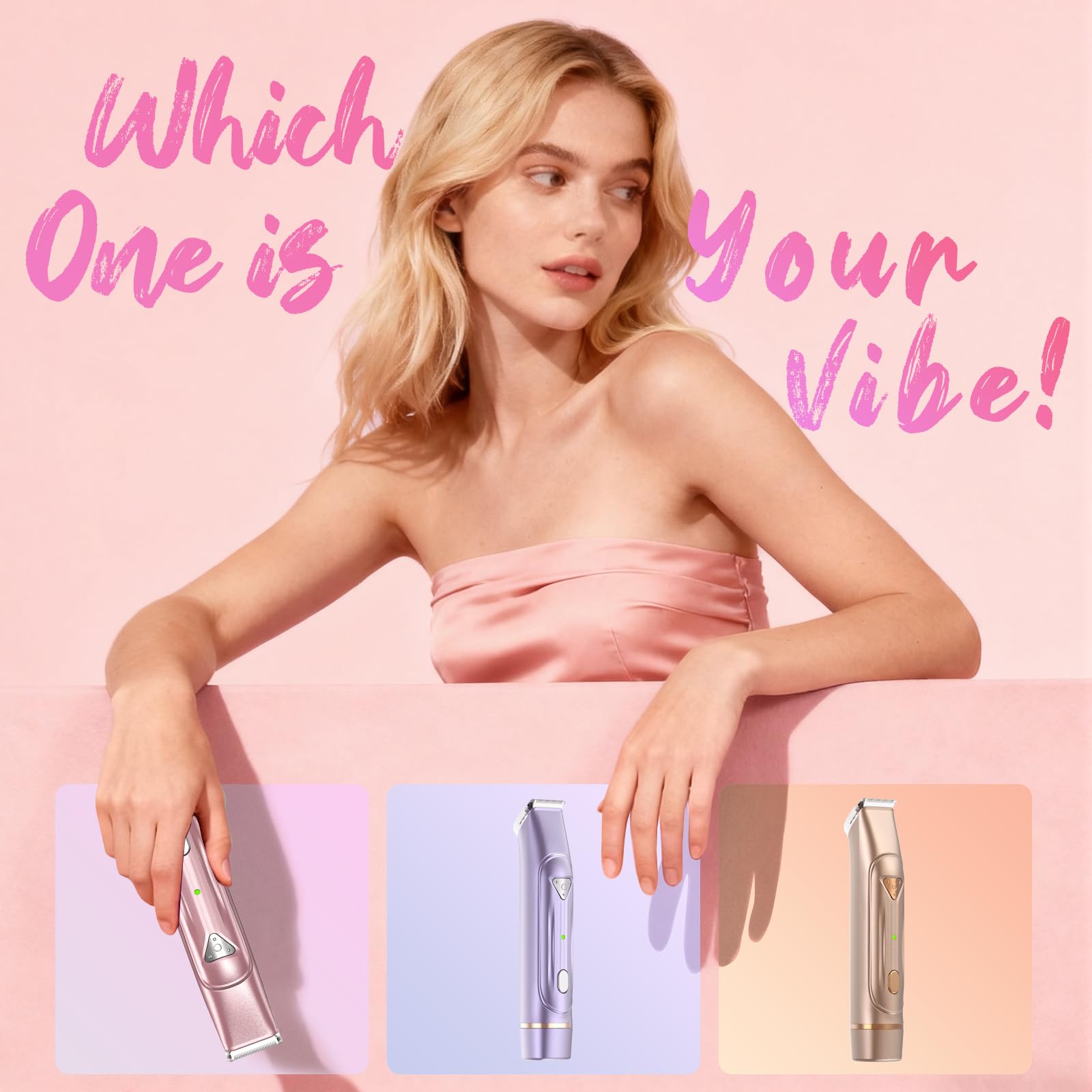 AMSOUP Dermave Bikini Shaver USB-C charging provides fast, convenient recharging.