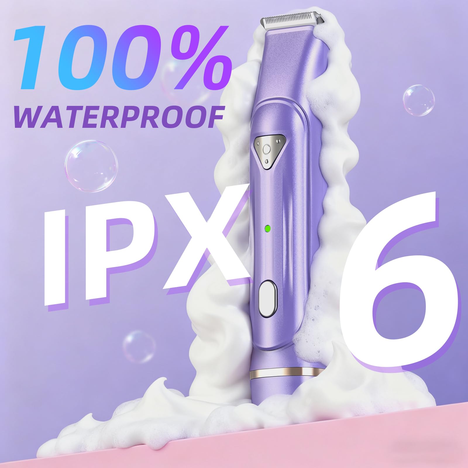 AMSOUP Dermave charges via USB-C for fast, convenient power.