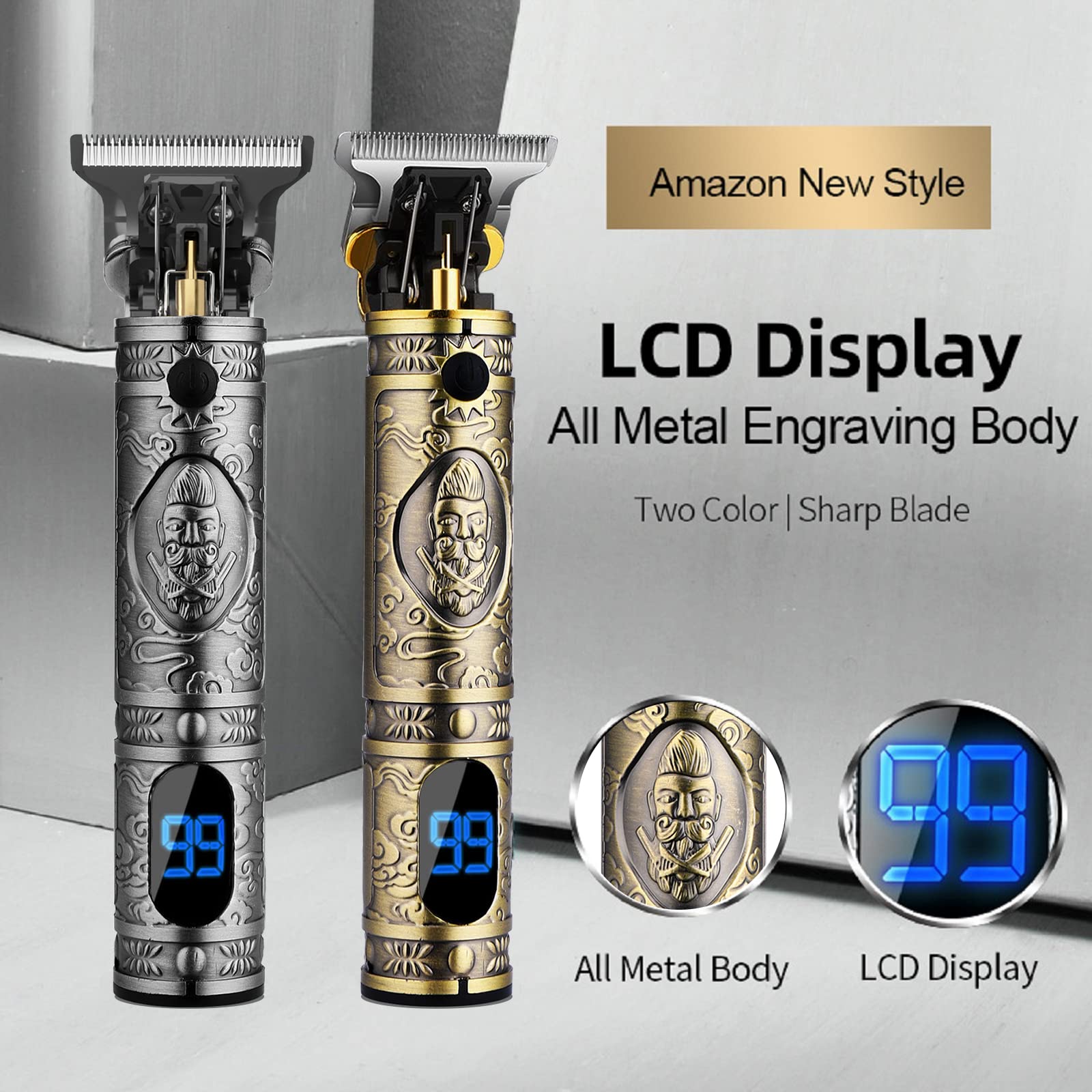 AMULISS USB rechargeable design for cordless grooming anywhere.