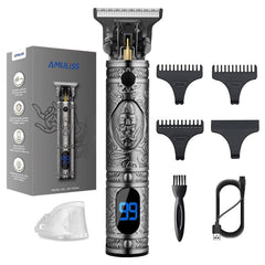 AMULISS Professional trimmer with LED display for precise grooming
