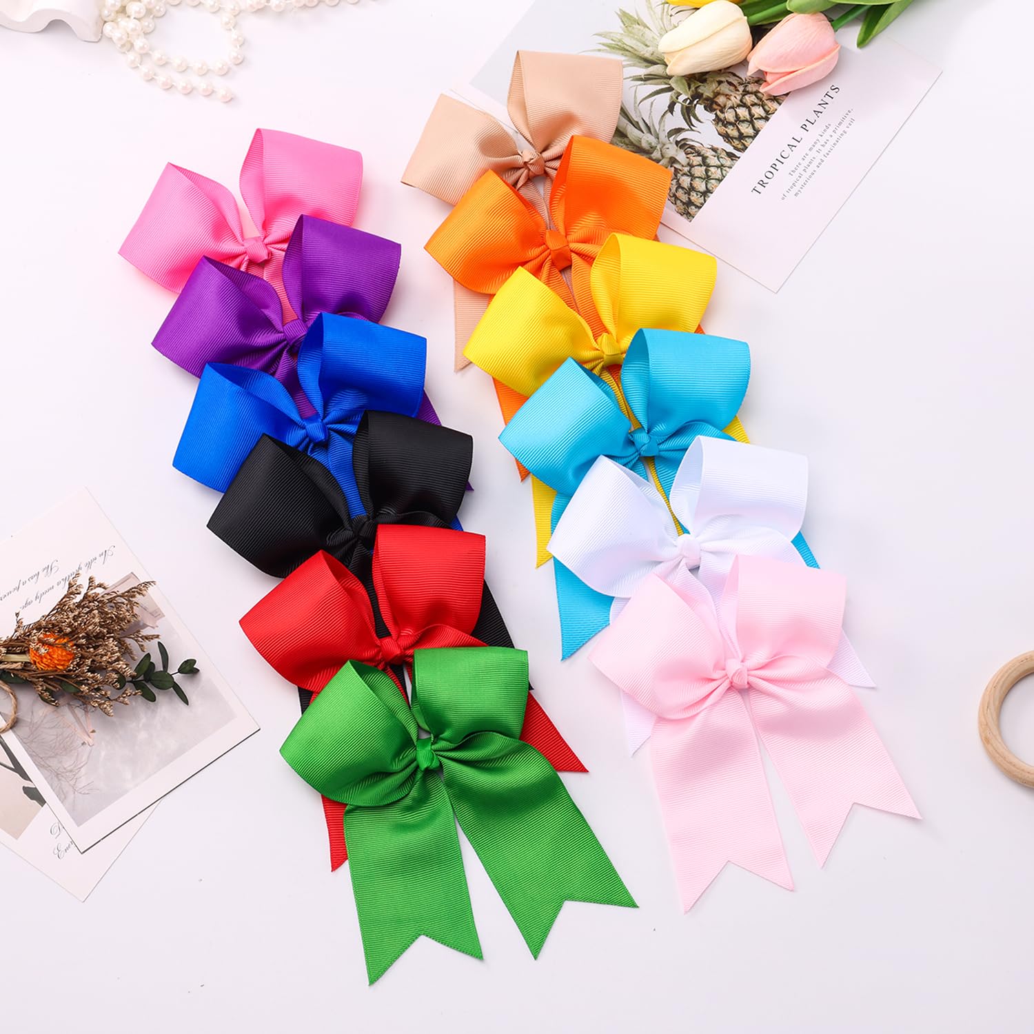 AMYDECOR Lazo grande para combinar con diademas y sombreros.