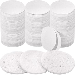 Amyhill 300-count compressed facial sponges packaging for everyday cleansing.