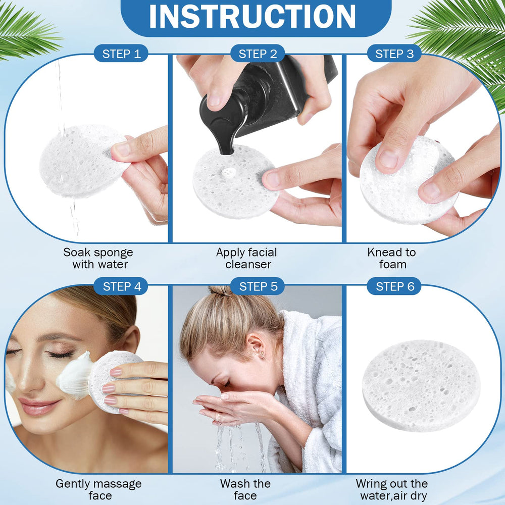 Amyhill reusable exfoliating sponges quick-dry after use.