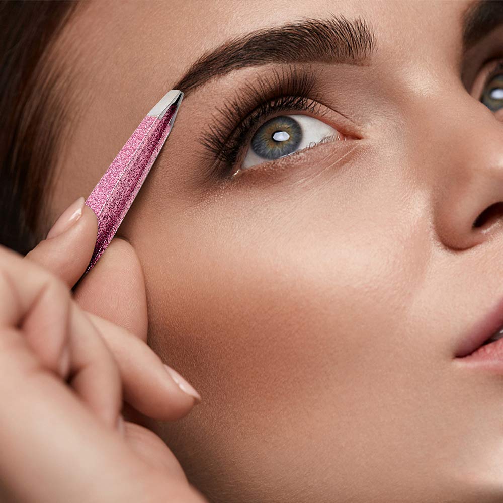 Amytor precision tweezers with stainless steel and tarnish-resistant coating.