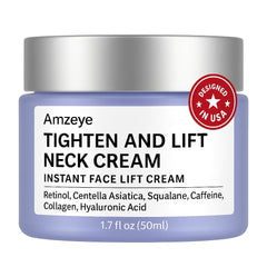 AMZEYE crema cuello: efecto levantamiento para piel más firme.