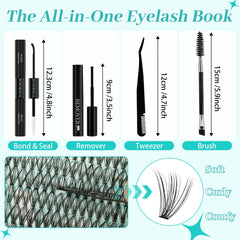 AMZGIRL LASH applicator tool enables precise placement of each cluster