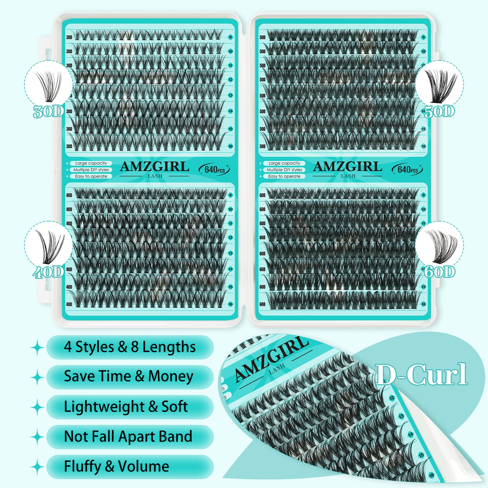 AMZGIRL LASH bond and seal provides waterproof hold for durable extensions