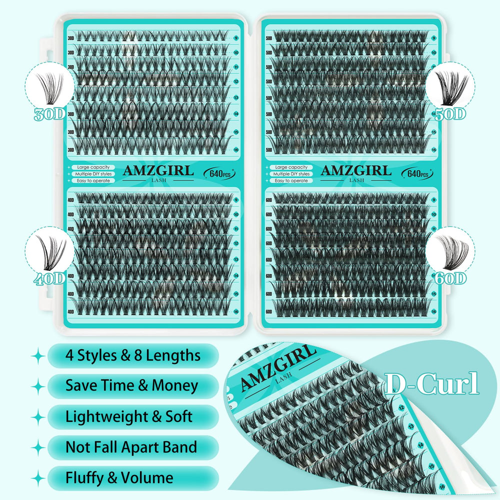 AMZGIRL LASH bond and seal provides waterproof hold for durable extensions