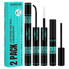 AMZGIRL LASH Bond Seal bottle close-up showing long-lasting hold for clusters