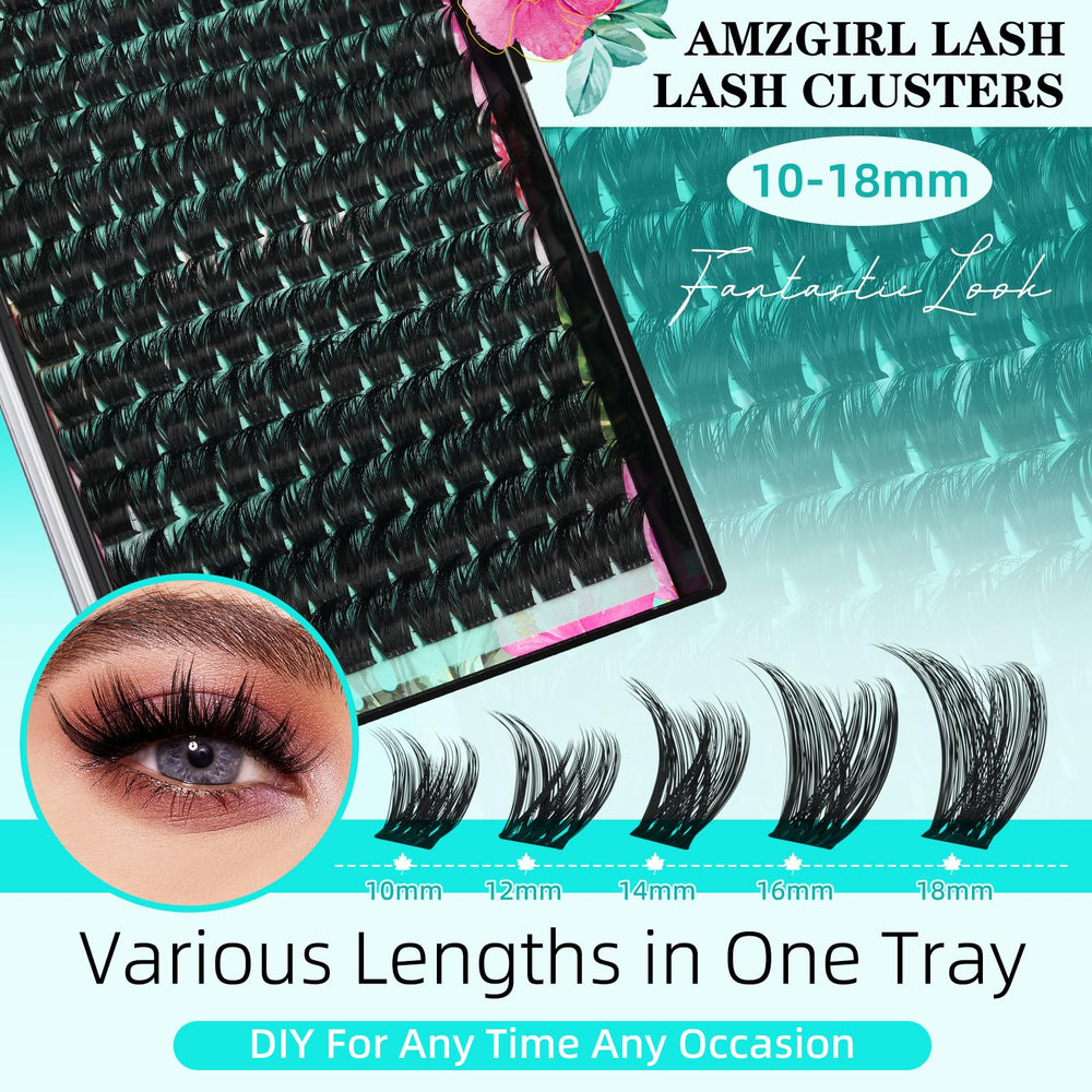 AMZGIRL LASH Bond and Seal bottle showing waterproof long-wear capability