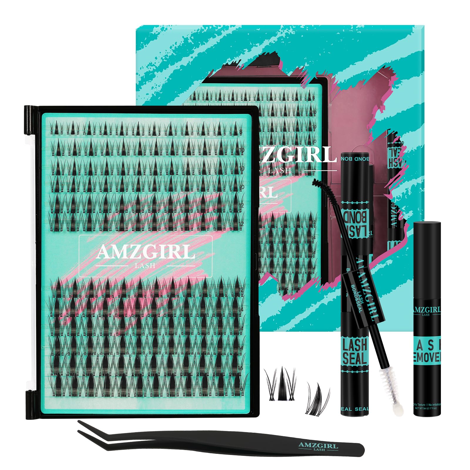 AMZGIRL LASH Manga Clusters 144pcs pack ready for versatile lash looks