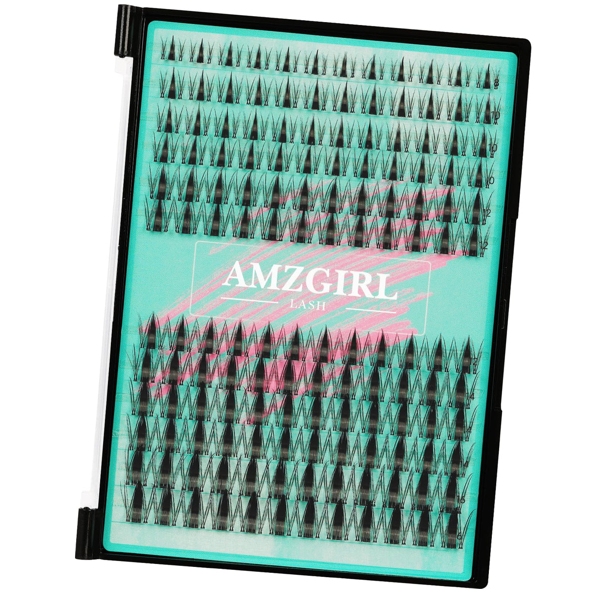 AMZGIRL LASH manga-style fairy lash clusters in a box for vacation-ready lashes