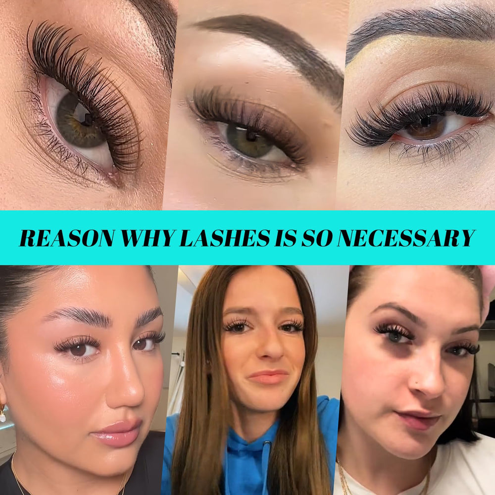 AMZGIRL LASH Natural look try on for easy at home styling