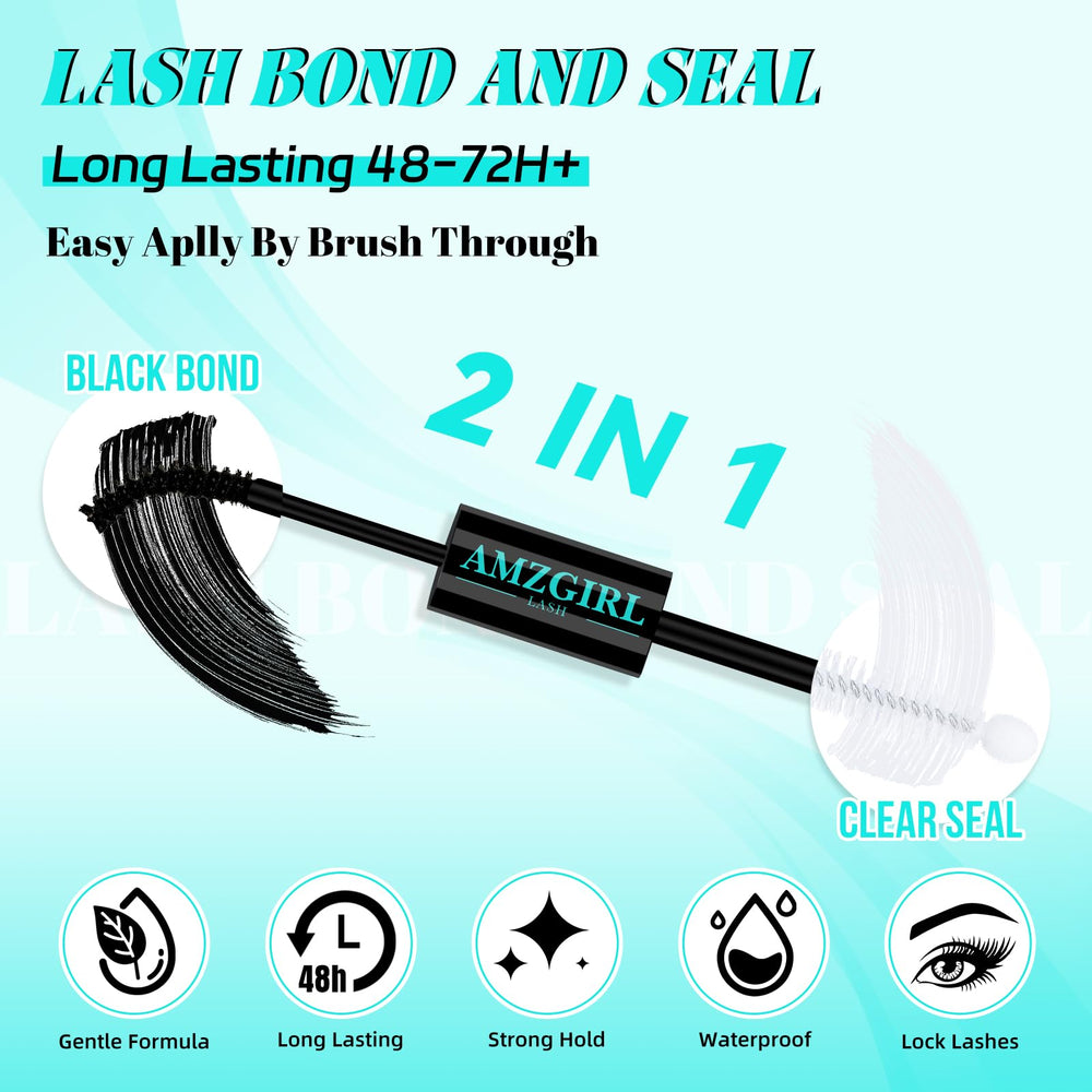 AMZGIRL LASH Remover with spiral brush for quick glue residue removal