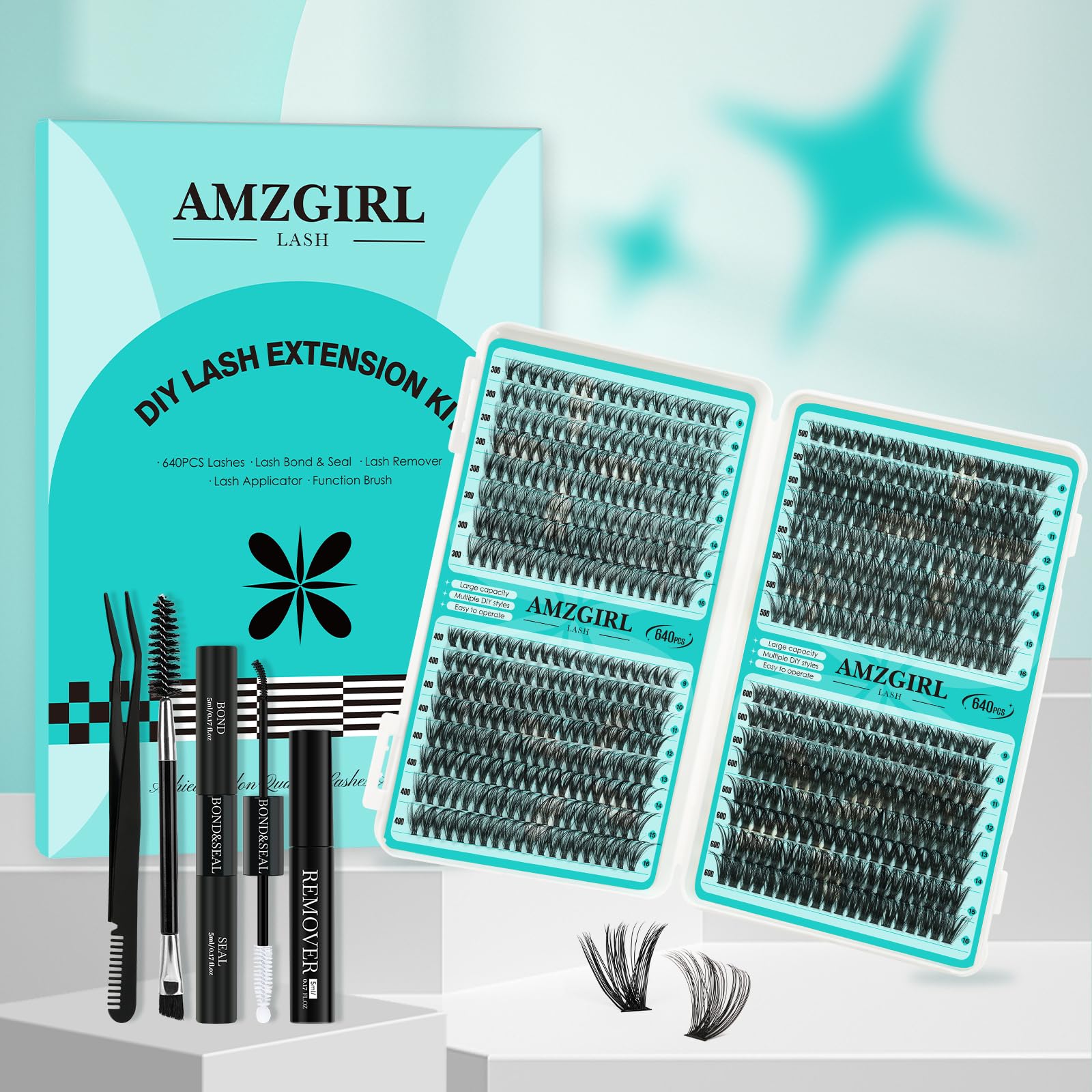 AMZGIRL LASH waterproof bond helps lashes stay put during daily activities