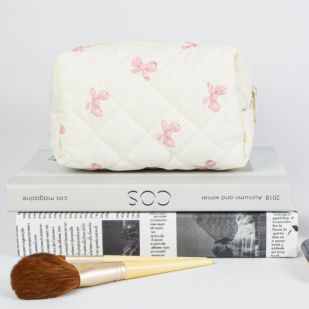 AMZMA coquette cosmetic bag offers cute storage and style.