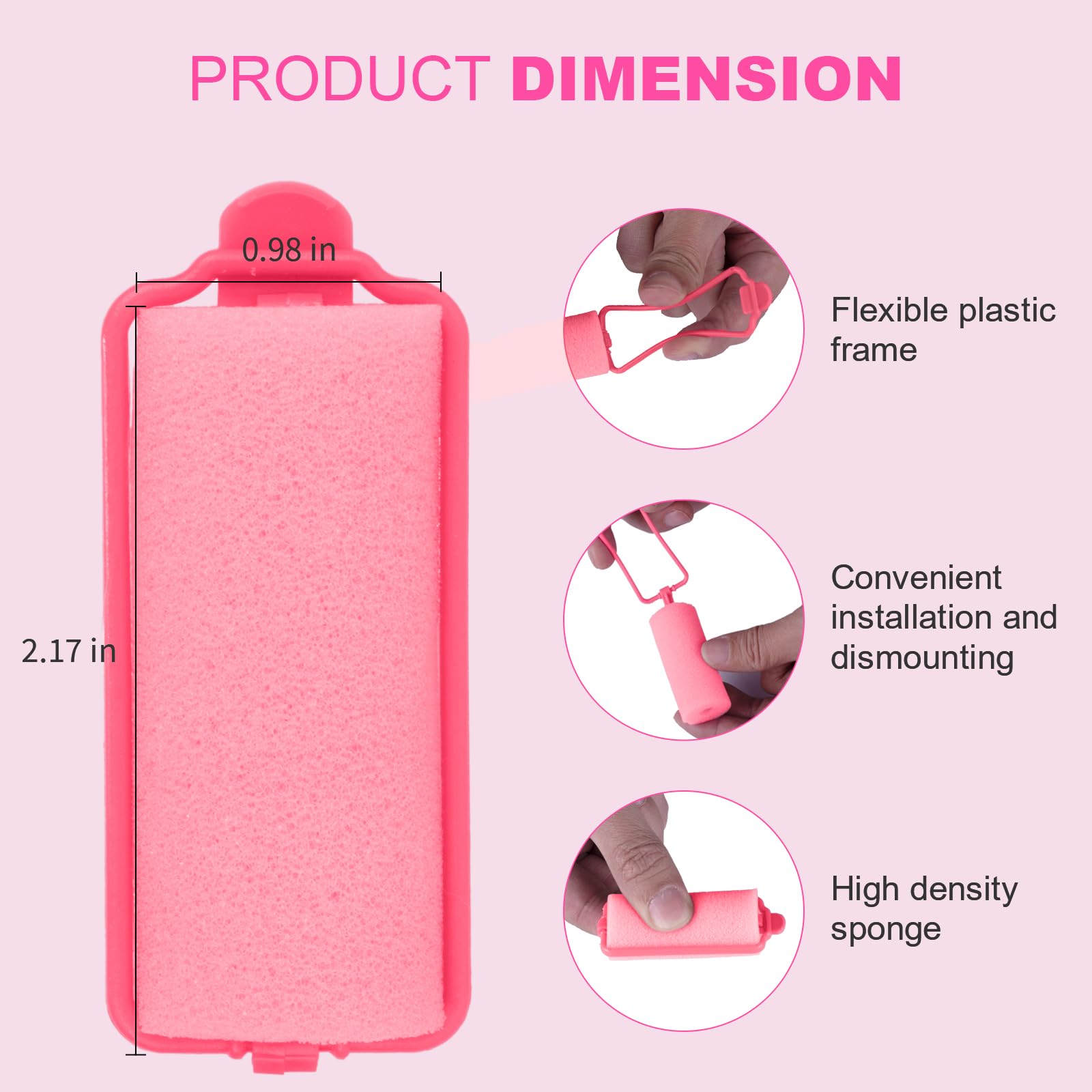 Amzpus durable sponge rollers designed for long-lasting use