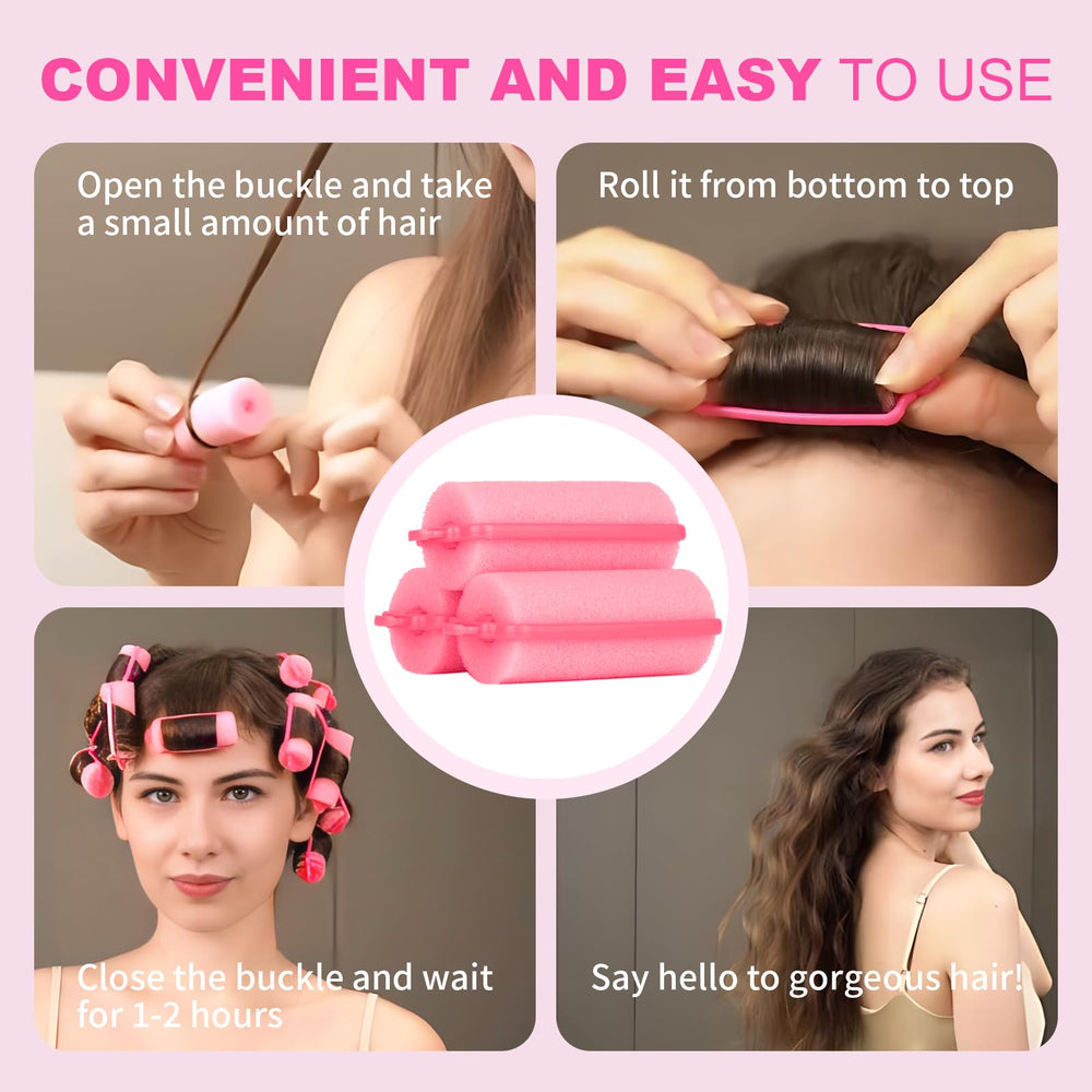 Amzpus lightweight overnight rollers for comfortable wear