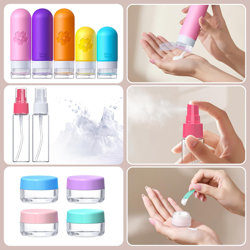 Amzrole all-included travel kit with spatulas and labels