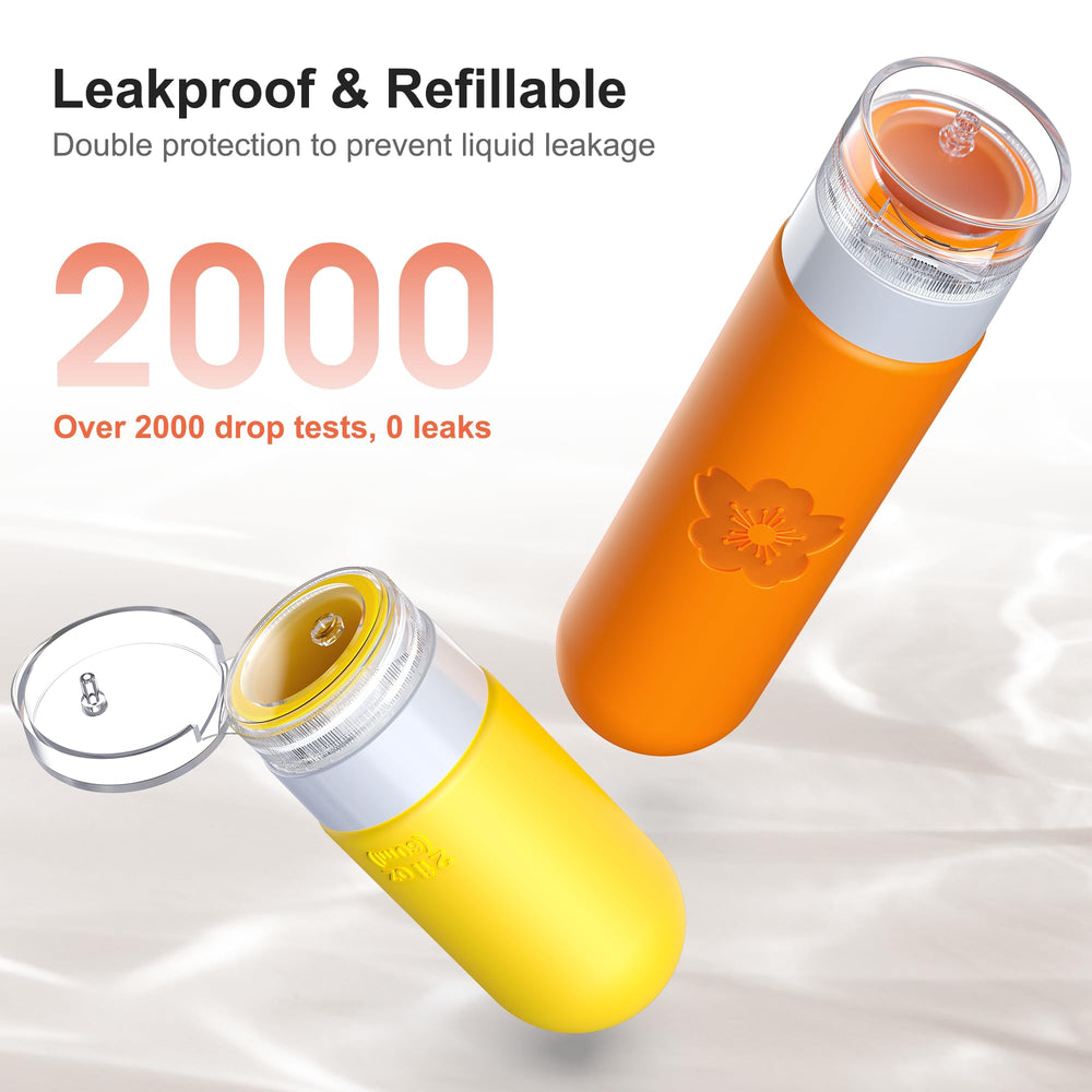 Amzrole wide-opening refill travel bottles simplify filling and cleaning