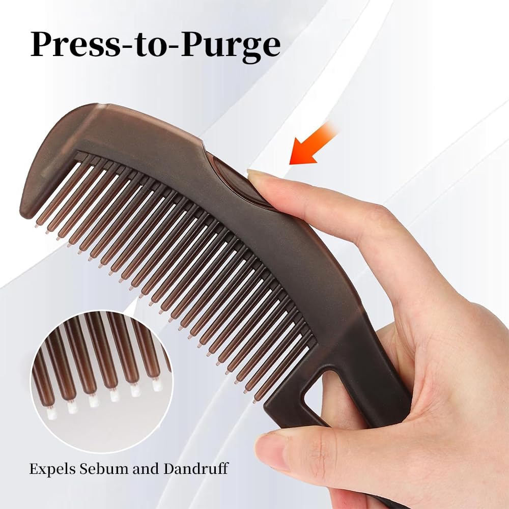AMZWISH dandruff comb with massage handle for comfortable grip