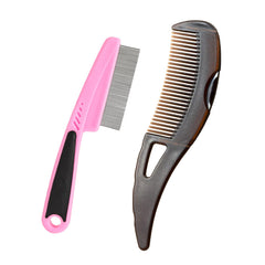 AMZWISH dandruff comb wide-tooth pink for gentle scalp massage and detangling