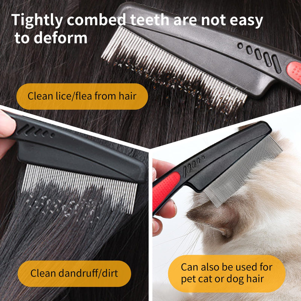 AMZWISH Hollow Teeth Design close-up for easy cleaning and debris capture.