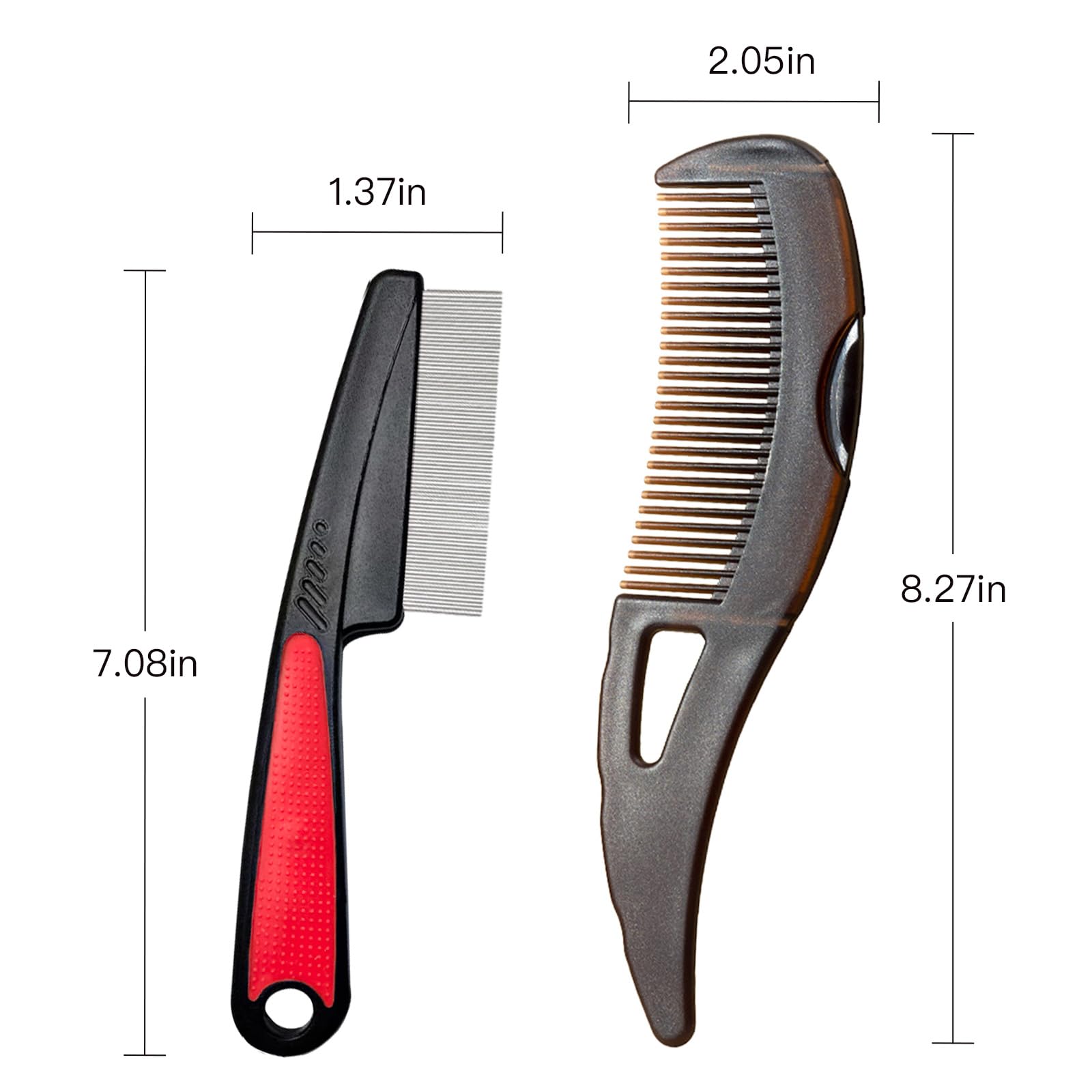 AMZWISH stainless steel fine-tooth pink for precise scalp grooming and smooth combing