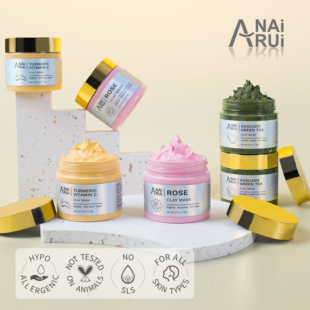 ANAI RUI Gift set scene with clean ingredients and spa vibes.