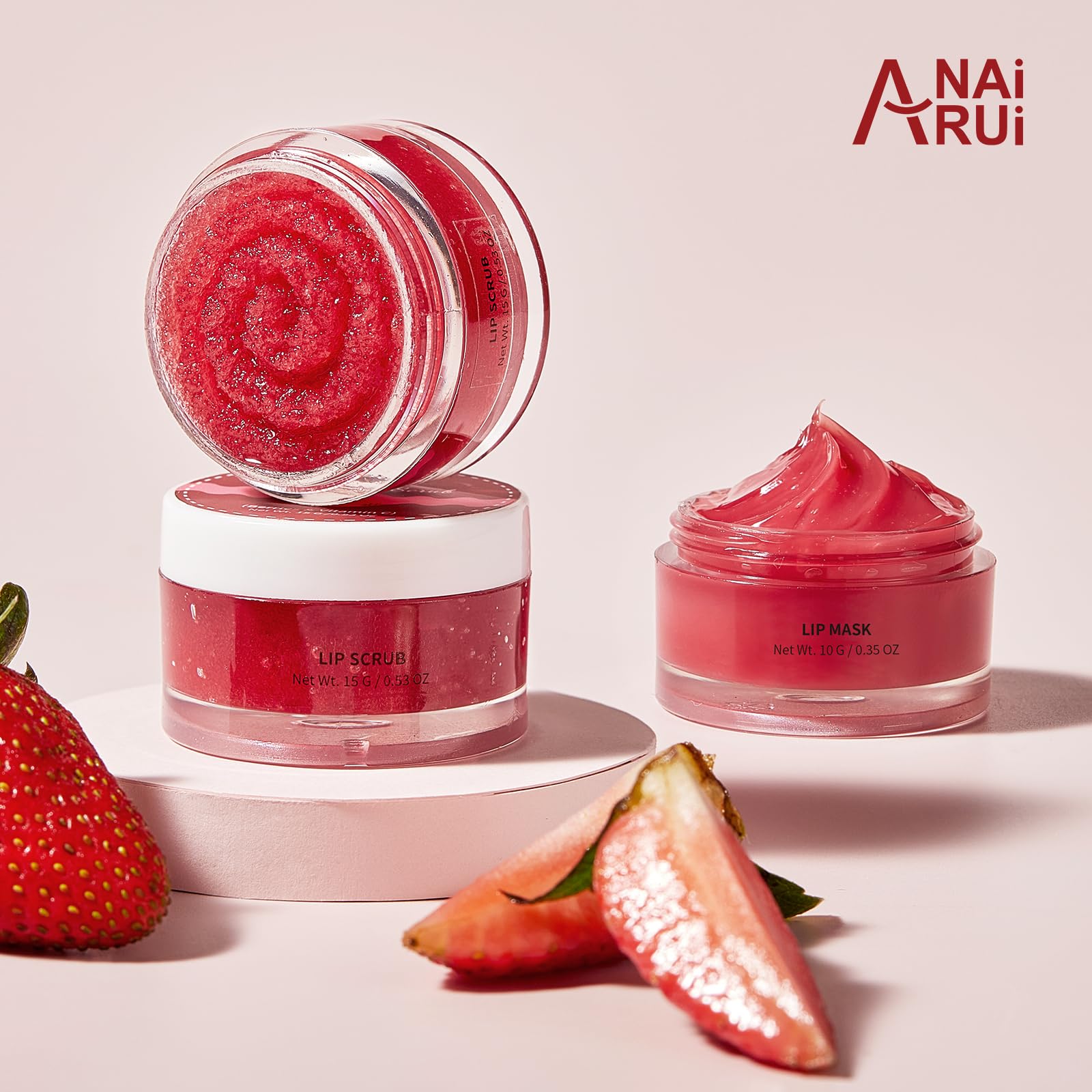 ANAI RUI paquete regalo labios, compacto para viaje o bolso