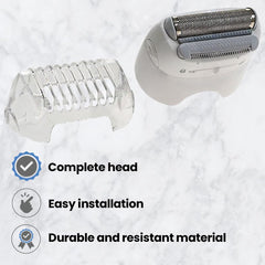 ANAKEL HOME Braun replacement head close-up detailing blade and cap for durability