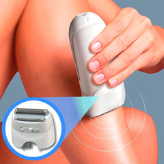 ANAKEL HOME Braun replacement head, side view adapts to contours for comfortable epilation
