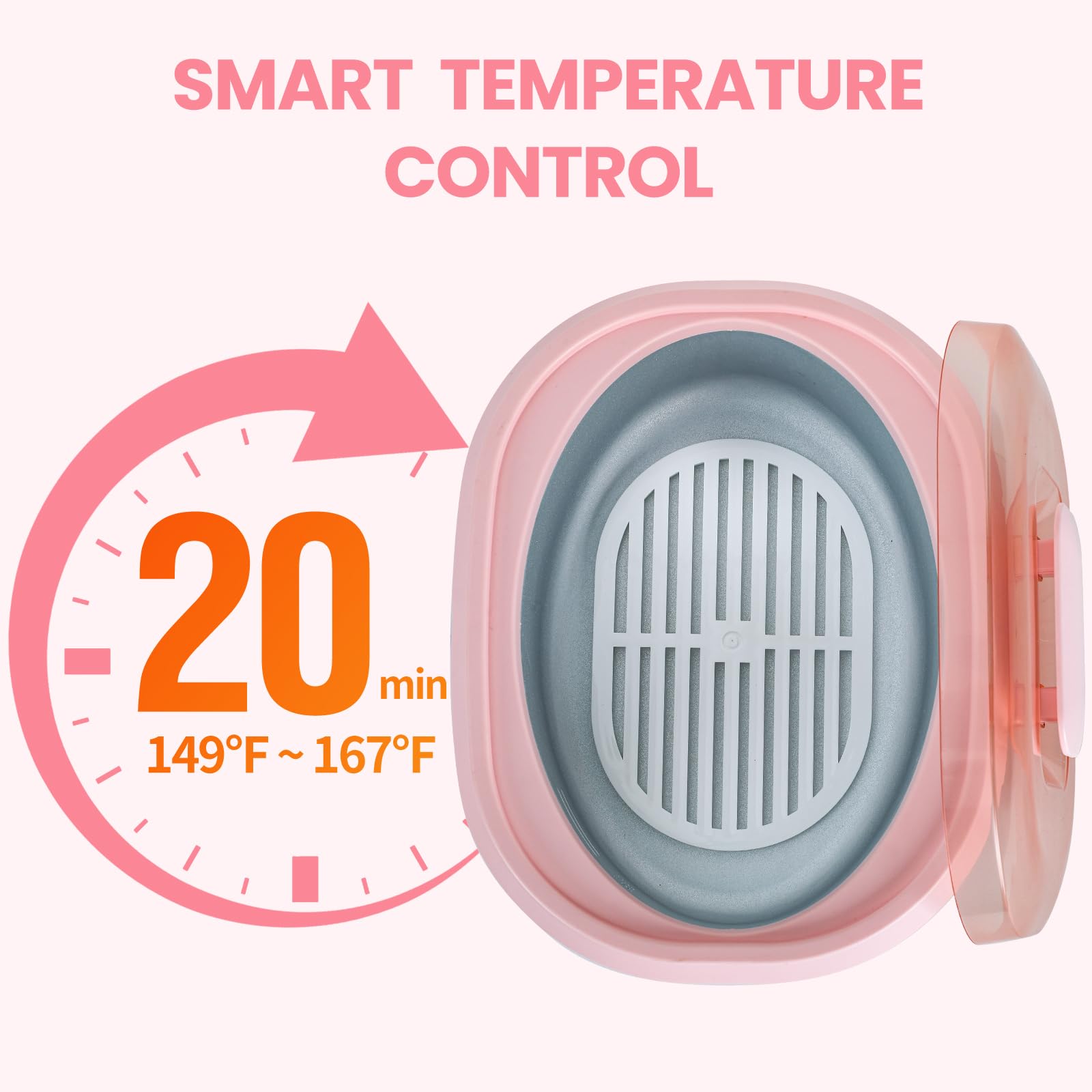 Ananelleo paraffin wax machine 3500ml in action for hands and feet