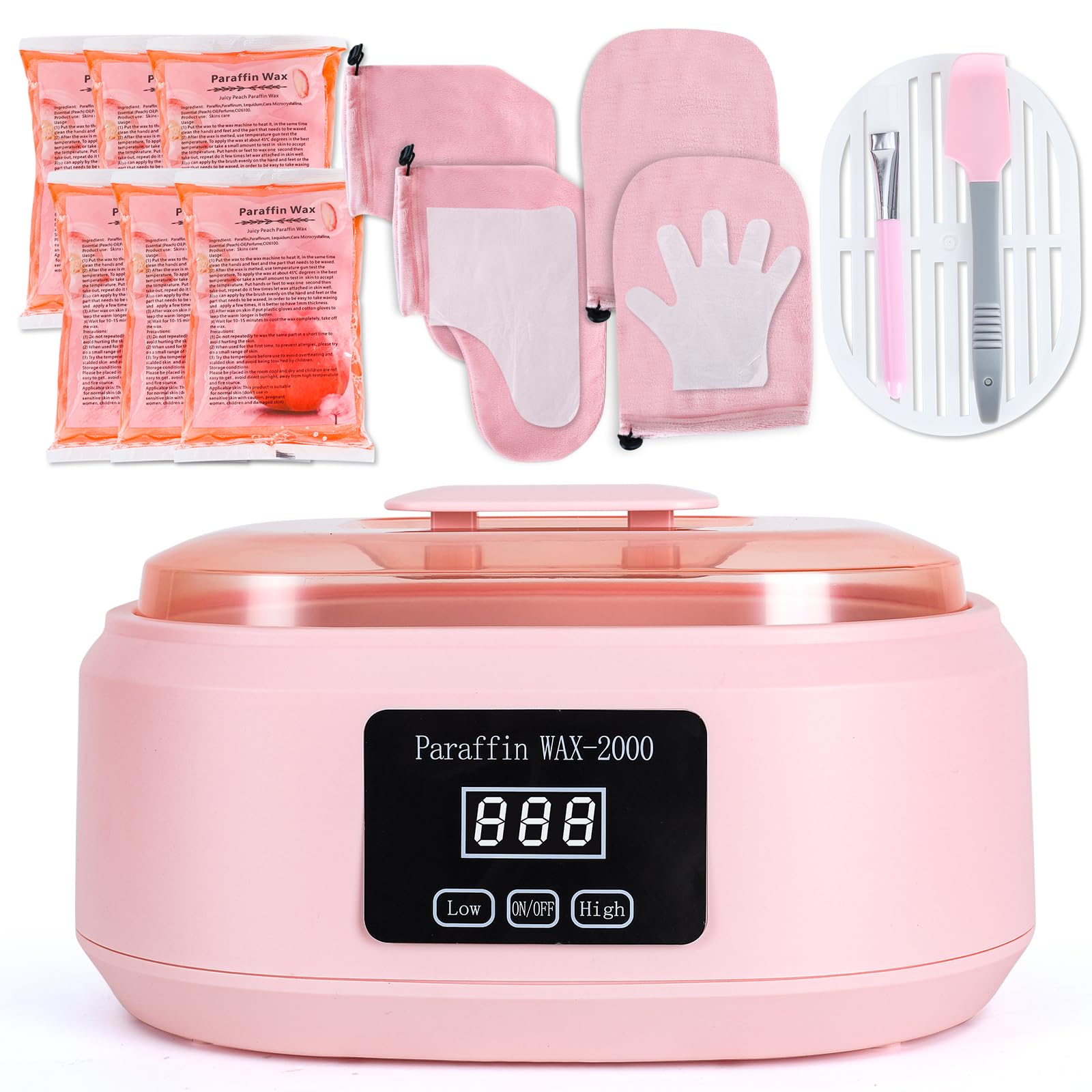 Ananelleo paraffin wax machine 3500ml top view for home spa warmth
