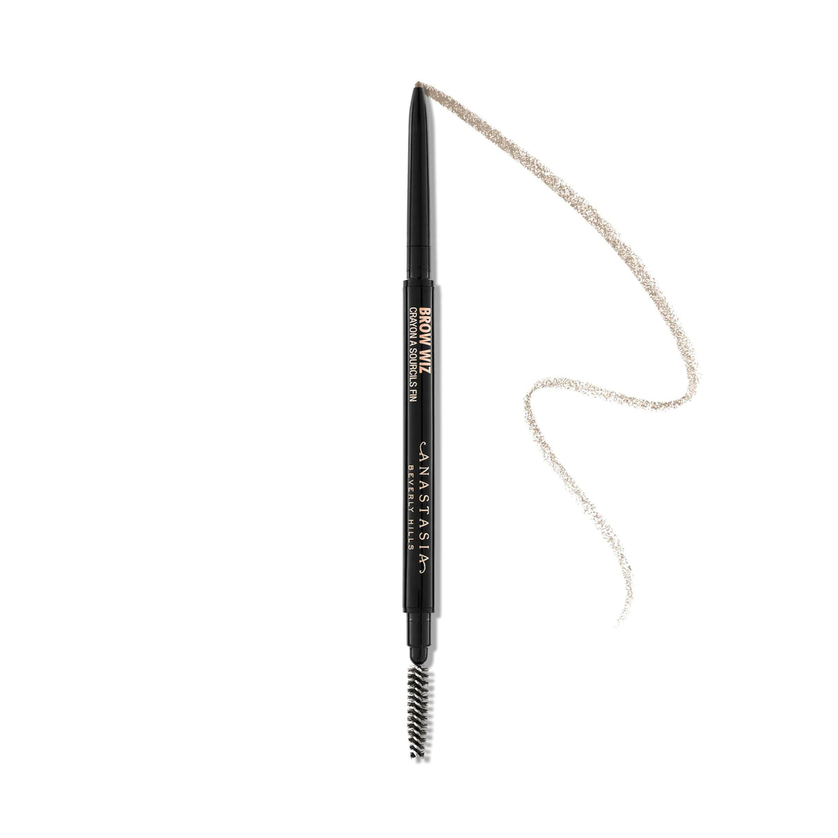 Anastasia Beverly Hills Brow Wiz Blonde pencil tip closeup for precise outlining.