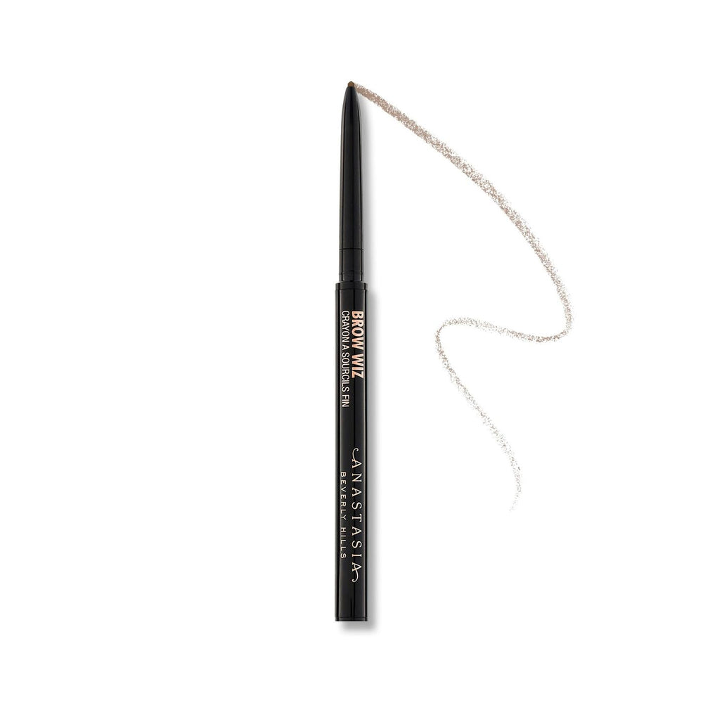 Anastasia Beverly Hills Deluxe Mini Brow Wiz Taupe para delineado preciso de cejas.