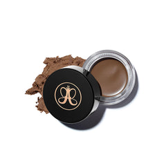 Anastasia Beverly Hills DipBrow Pomade Caramel jar close-up for rich, long-lasting brow color.