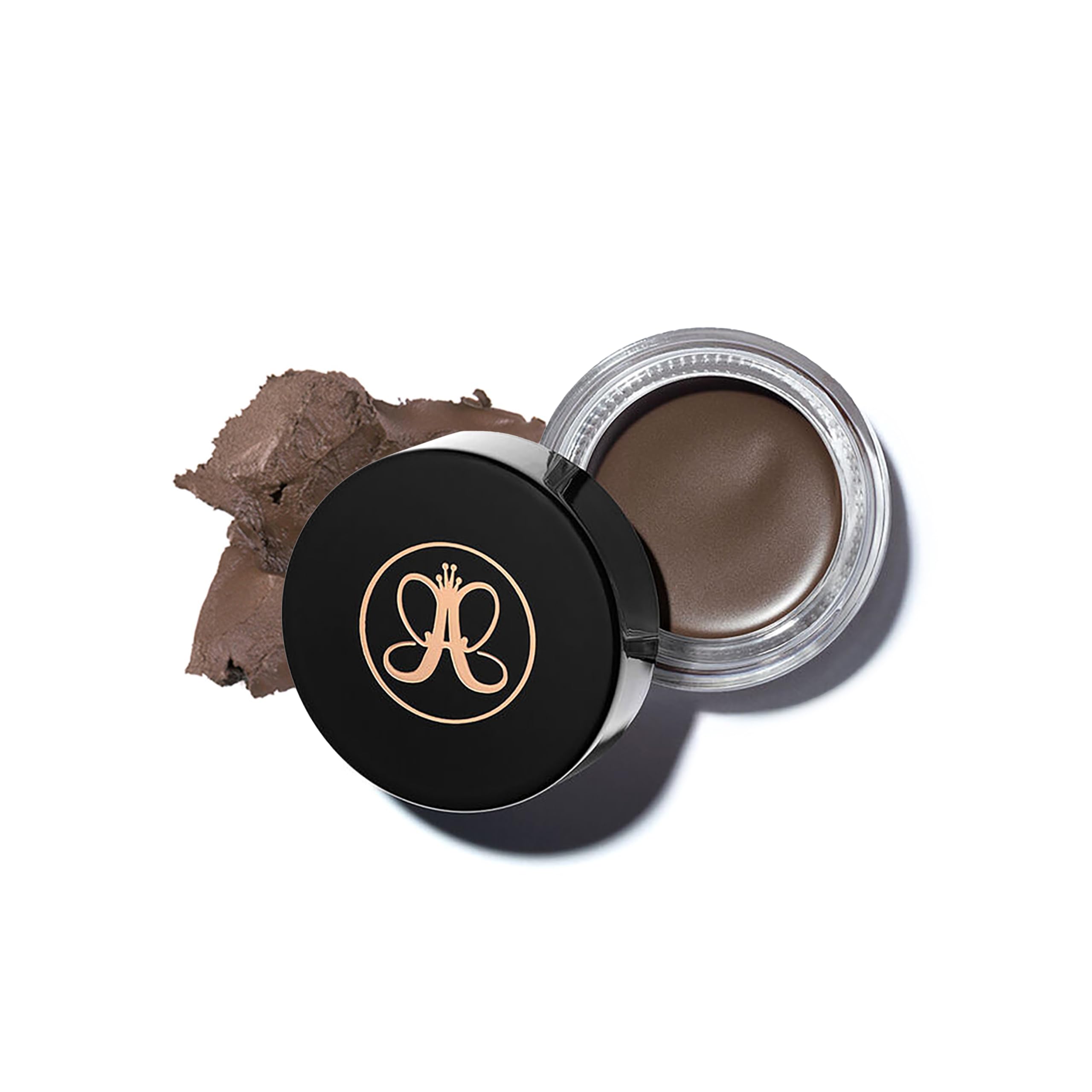 Anastasia Beverly Hills DIPBROW Pomade in Medium Brown close-up with rich pigment for defined brows.