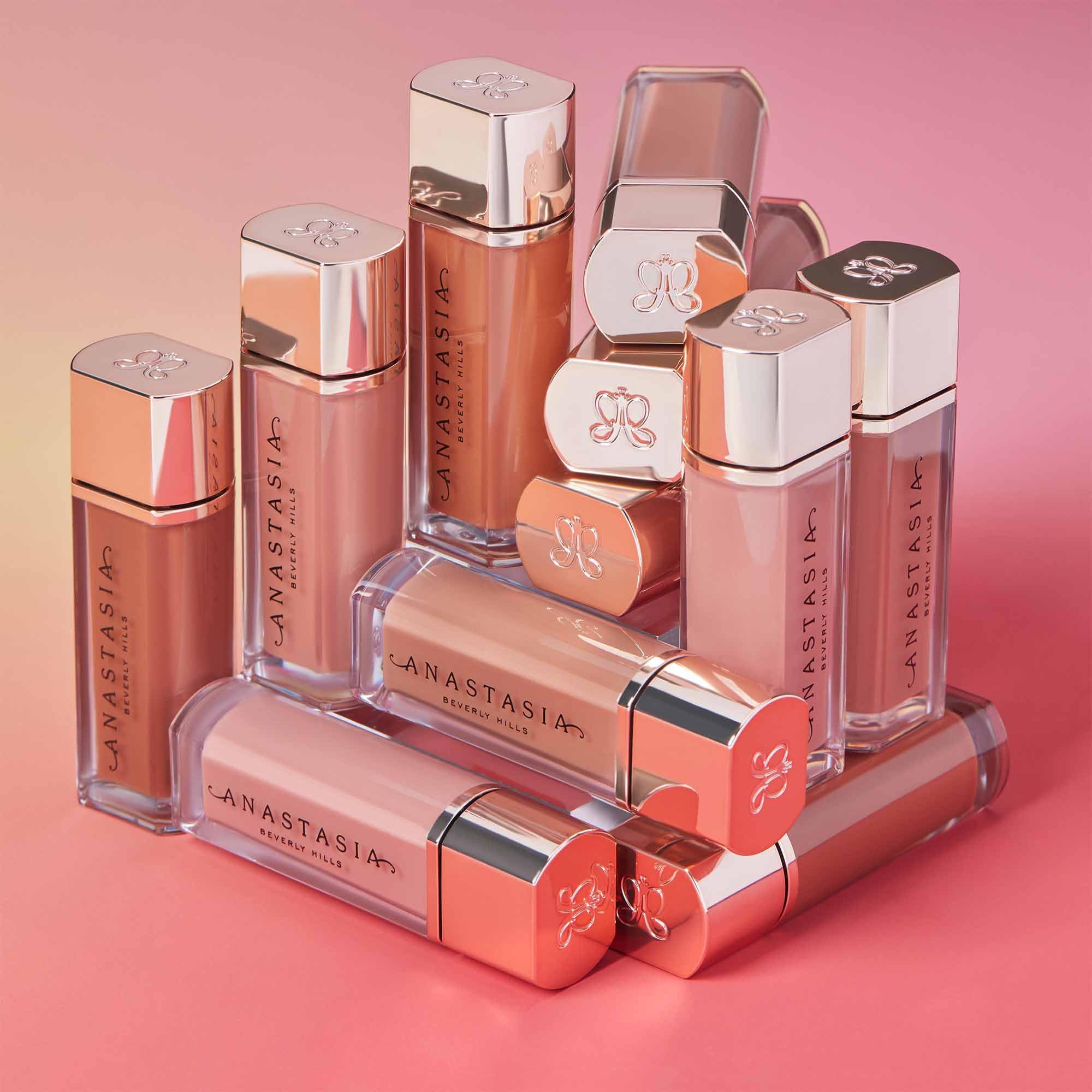 Anastasia Beverly Hills Lip Velvet Pure Hollywood packaging signaling premium branding.