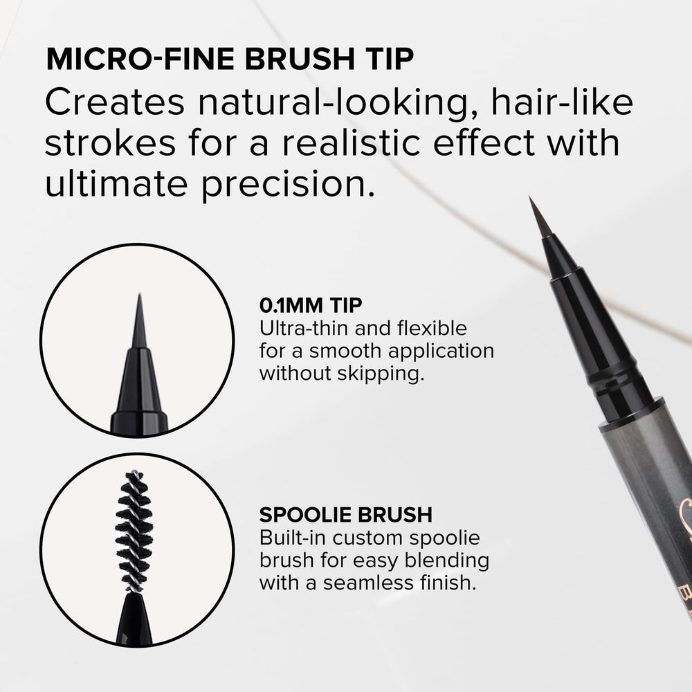Anastasia Beverly Hills MicroStroke Brow Pen natural definition with buildable color.